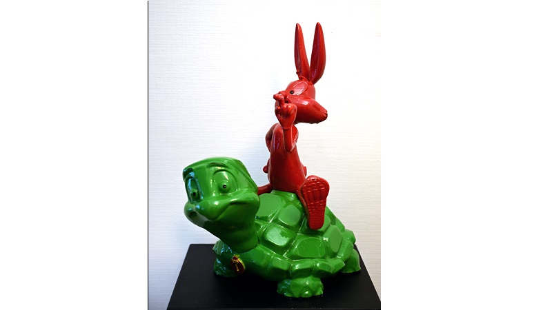 Michel_Derozier Creation3D Le Lievre et la Tortue